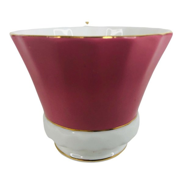 Aynsley Tea Cup & Saucer #2970 Pink Floral Bone China Footed Gold England VTG - Picture 5 of 10